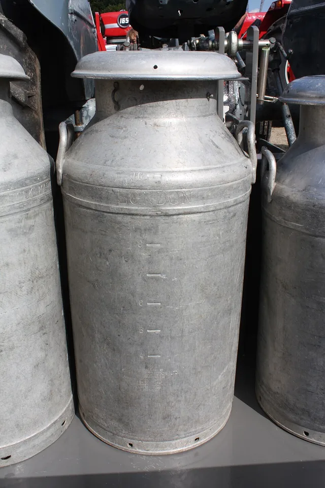Bidon en aluminium